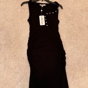 Kimi and Kai Black Maternity Dress
